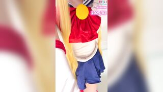 [Asian] Anime cosplay and video call masturbation with boyfriend [ASMR] role play