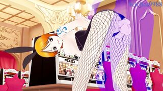 Nami (Bunny Girl) and I have intense sex in the casino. - One Piece Hentai