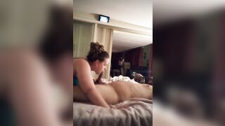 Roommate twerks and shakes ass for me while fucking my pussy until we cum together (part 6) nasty