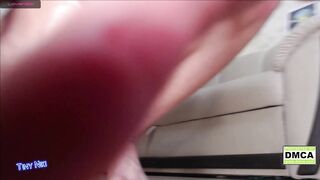 My tight pussy was fucked by a huge 30 cm cock. Shocking content.