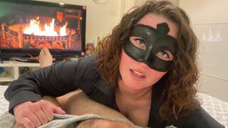 POV stepdaughter sucks her stepdad to get his credit card