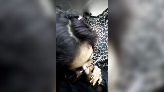 Cheating Slut gives me head in the backseat