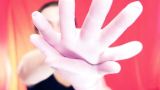 ASMR with nitrile gloves and snaps - Arya Grander