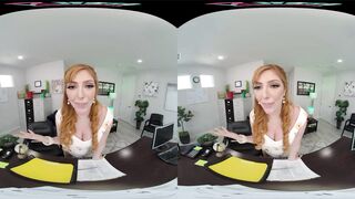 VRHUSH Redhead Lauren Phillips wants an anal creampie