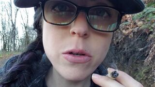 Nerdy Faery Has a Smoking and Pee Fetish