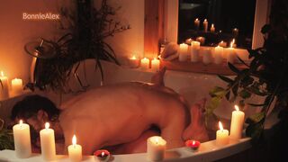 Night time sex under candles light in Bath