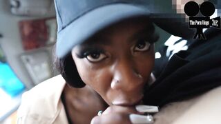 Ebony Babe Sucked Me Up In The Car And Got A Hard Pounding On That Ass ????????‍???????? Porn Vlog Ep 15