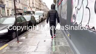 Maevaa Sinaloa - Manhunt in Paris, I fuck with AD Laurent in front of my boyfriend - Double facial