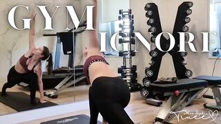 Gym Ignore Fetish FEMDOM VOYEUR