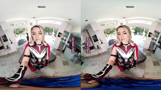 VR Conk Anna Claire Clouds as Jane Foster in Thor XXX Parody VR Porn