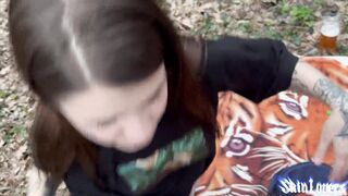 Nymphomaniac Asked To Fuck Her In The Woods. Public. POV