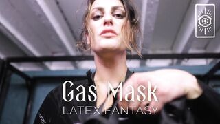 Gas Mask Latex Fantasy - Intense Femdom POV JOI