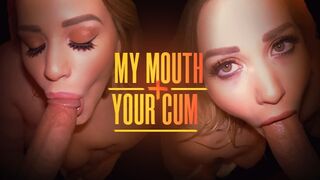 My mouth + Your Cum = (Leave the answer in the comments) l MIA MALKOVA