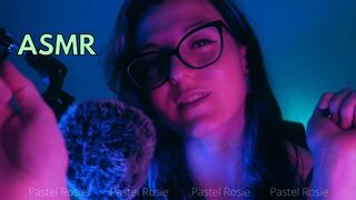 SFW ASMR Soothing Tracing - PASTEL ROSIE Triggering Mouth Sounds - Geeky Fansly Egirl SoftRosieASMR