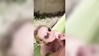 Compilation of facial cumshot on a beautiful French milf: real amateur couple