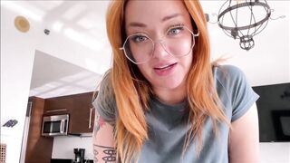 Redhead Step Sister Squirts & Cums On Your Cock - Emma Magnolia - Family Therapy - Alex Adams