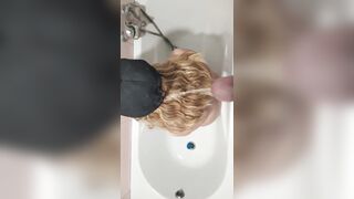 Piss shower for blondie