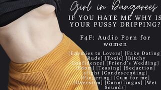 F4F | ASMR Audio Porn for women | Hating you won't stop me from licking your pussy