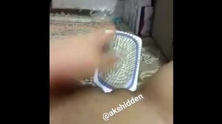 زن متاهل با بورس افتاده به جون کسش و کلی آه و ناله میکنه