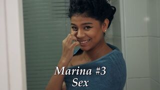 Cute teenage latina schoolgirl fucks and sucks her boyfriend's dick after college