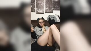 Smoking and showing my feet