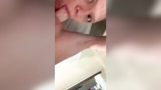 Mom loves getting face fucked by dad