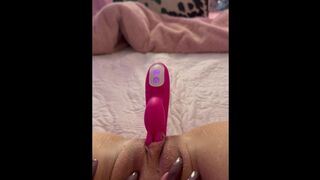 Tight pussy vibrating