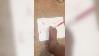 FOOT ALPHABET