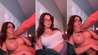 BIG BOOB TEEN DOES NAKED TIKTOK - KARLI MERGENTHALER