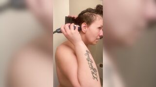 shaving my head