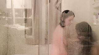 Petite Teen Has Some Shower Fun With a BBC