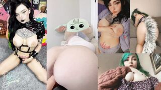 Shy Goth Girl Solo Content Compilation