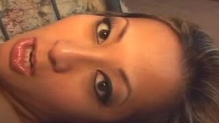 Brunette teen Gianna is an Asian who fucks like crazy