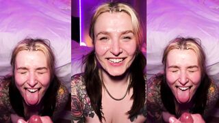 Cumshot Compilation Splitscreen — Bunny Barnett