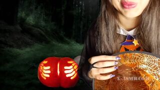 ????Halloween Witches Roleplay ASMR (1st relaxing part), pumpkin fucking on my site X-ASMRcom ????️