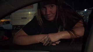 Hot redhead milf wants to trade road head for ride home from concert