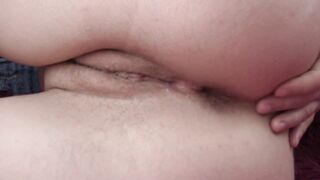 Slender mature milf masturbates to orgasm.