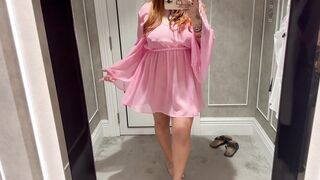 SUPER SEXY TRANSPARENT TRY ON HAUL IN A STORE