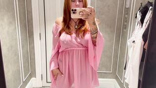 SUPER SEXY TRANSPARENT TRY ON HAUL IN A STORE