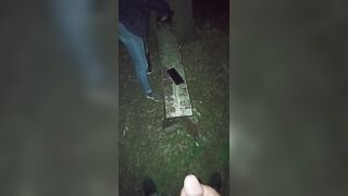 night, park, passionate blowjob from a stranger. развел на секс в парке