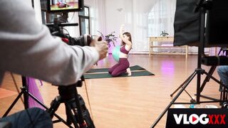 Yoga Date With Mina Von D BTS