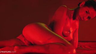 ULTRAFILMS Beautiful girl Sybil playing with her pussy in this artistic solo video