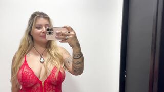 BIG TIT MILF DOES MOST TRANSPARENT TRY ON HAUL EVER