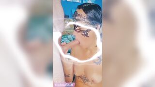 Viens voir la vidéo entière sur mon Onlyfan. pipe, gorge profonde, éjac sur langue, avale sperme