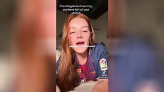 18yo accidental leak pussy on TikTok