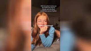 Teen's cute pussy on Instagram live