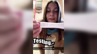 Pissing on a test seeing if I’m bred onlyfans lylabean788