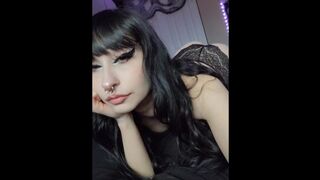 GOTH BABE Sexy Teasers Will make you so hard