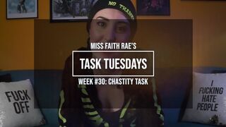 A Tactile Task For Caged Up Cocks - Miss Faith Rae’s Femdom Audio Chastity Slave Instructions