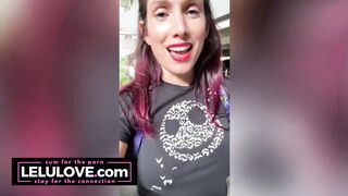 Big tits babe gets dressed & brings YOU on Universal HHN adventure candid vlogs - Lelu Love